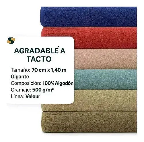 Pack De 2 Juegos De Toalla Y Toallón Premium 500 G - Imagen 3