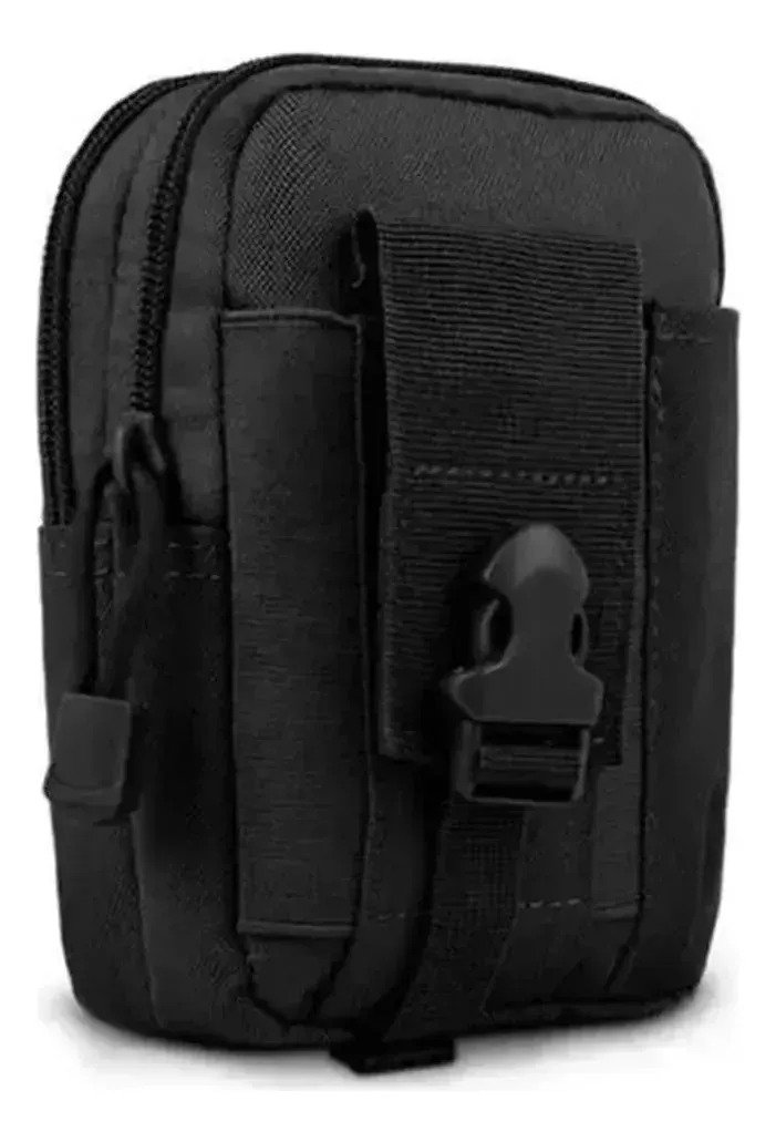 Pouch Riñonera Tactica Molle Porta Celular Impermeable - Imagen 3