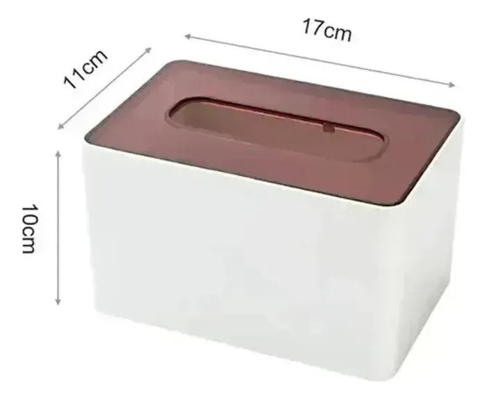 Caja Porta Pañuelos Tissue Box De Plástico Moderna - Imagen 3