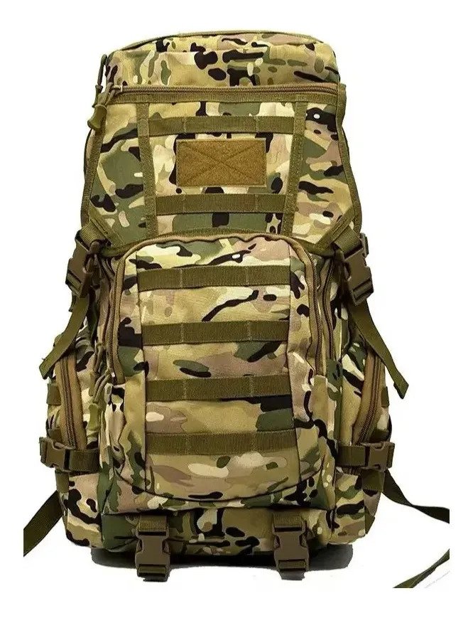 Mochila Táctica Militar 50 Litros Camping Molle Impermeable