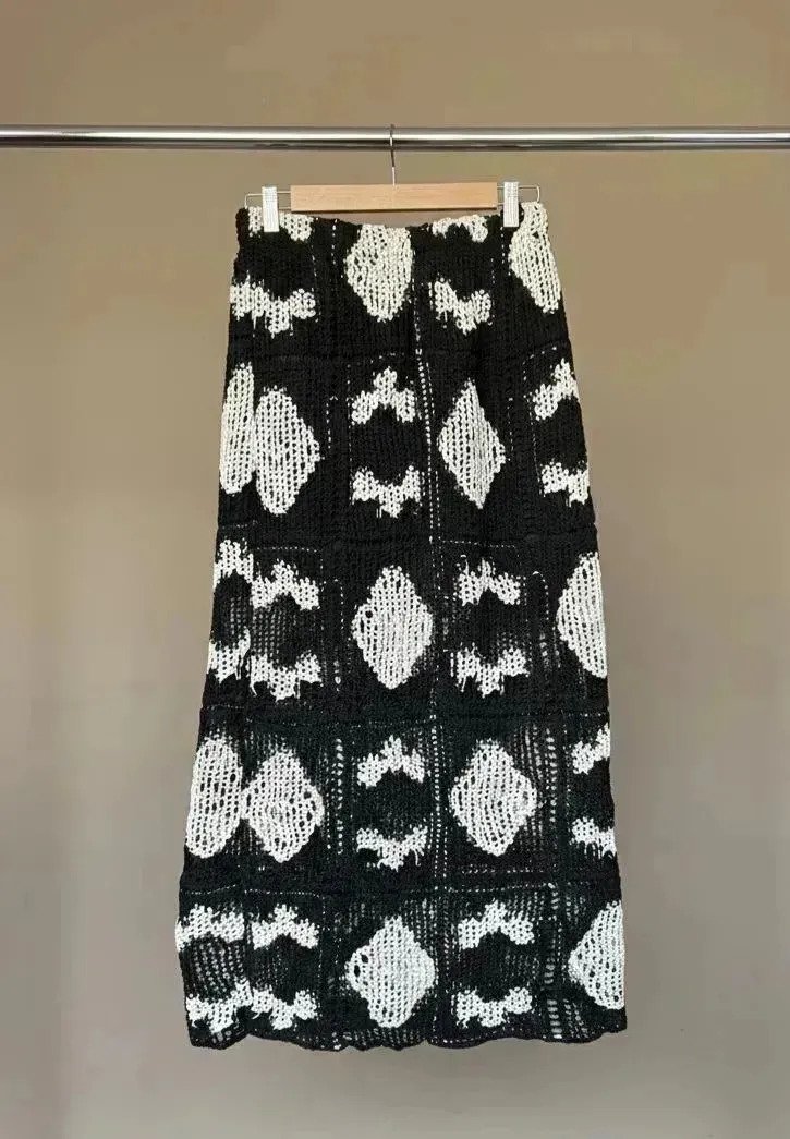 Set 2 Piezas Musculosa Top + Pollera Larga Mujer Femenino - Imagen 5