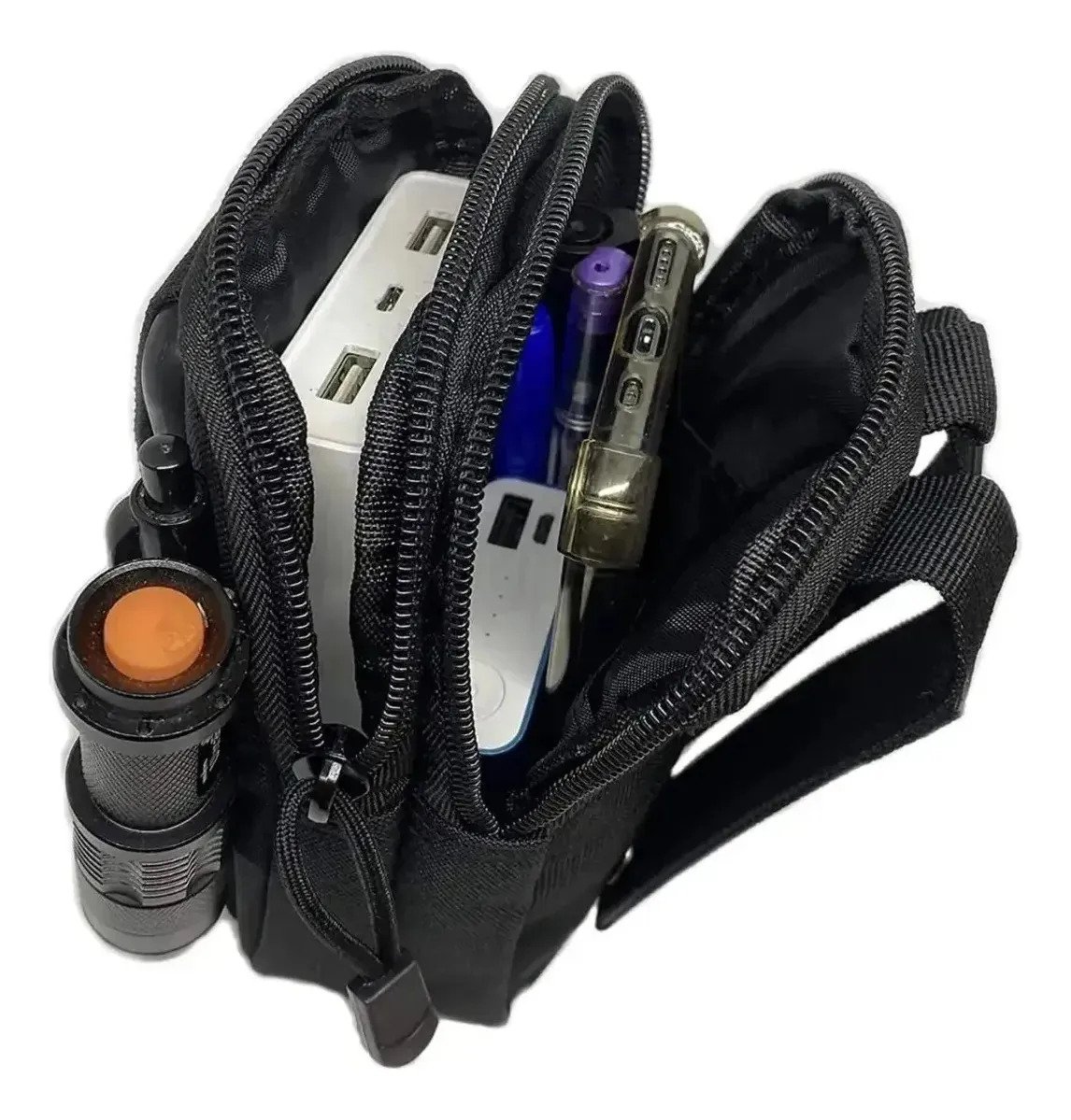 Pouch Riñonera Tactica Molle Porta Celular Impermeable - Imagen 7