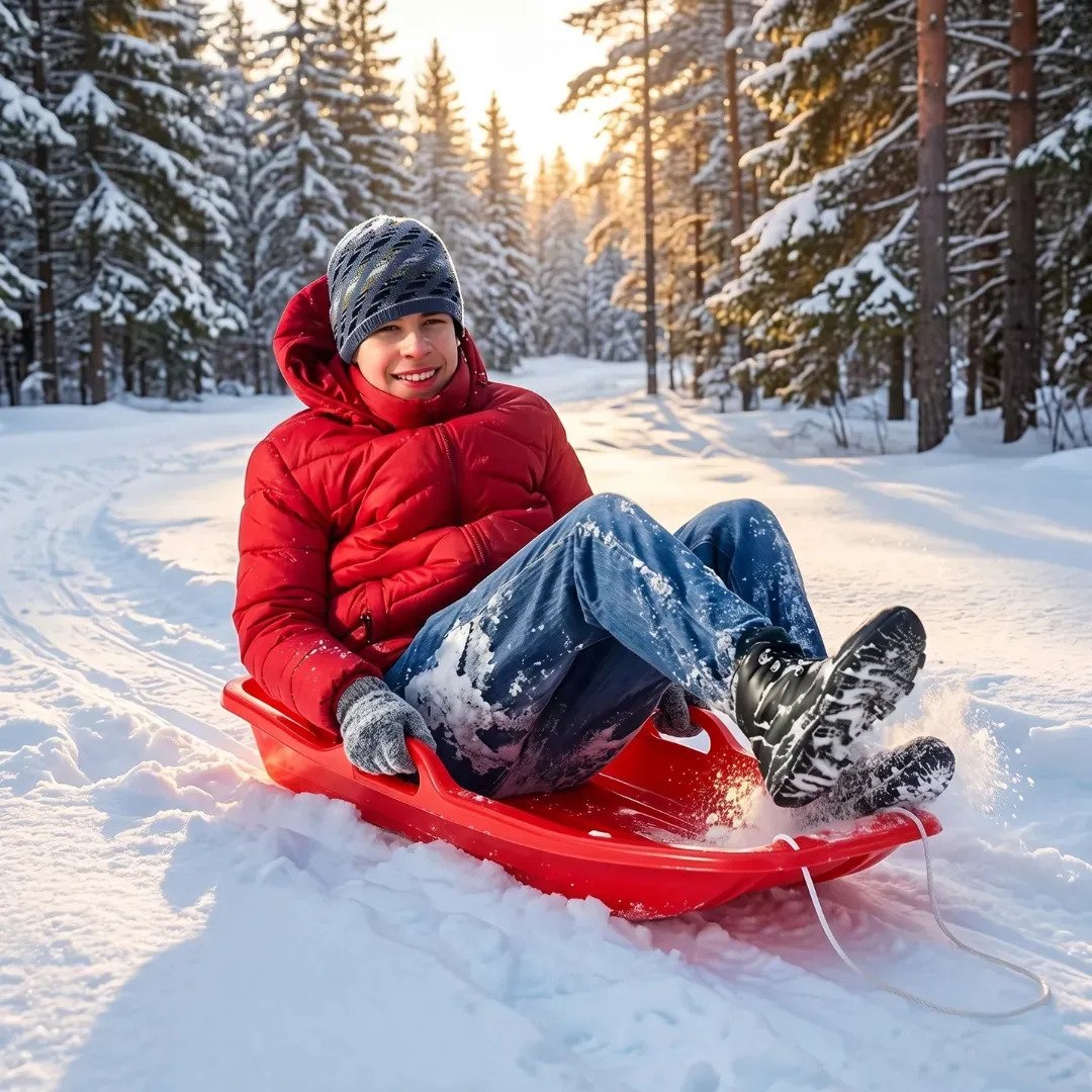Trineo Ski Boat Para Nieve 1.2 M Con Cuerda