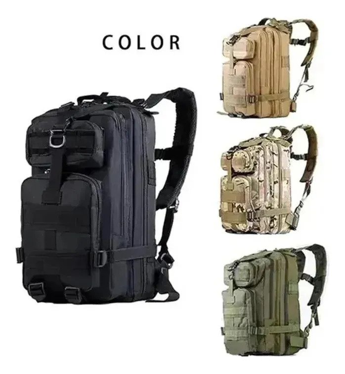 Mochila Táctico Militar Reforzada Para Camping De 25 Litros - Imagen 4