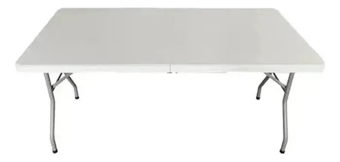 Mesa Plegable Rectangular 150 Cm Valija Camping - Imagen 6