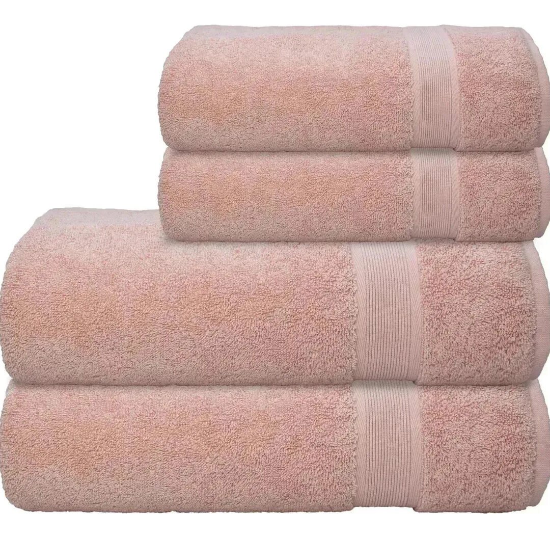 Set De Toallas Y Toallón De Algodón 500 G Premium