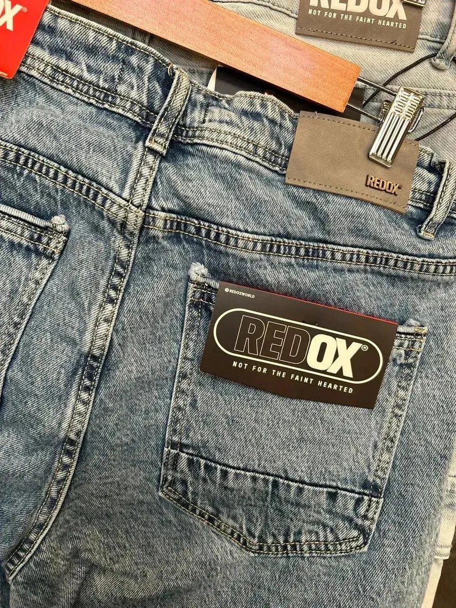 Jean Pantalon Hombre Denim Baggy Recto Premium Talles - Imagen 5
