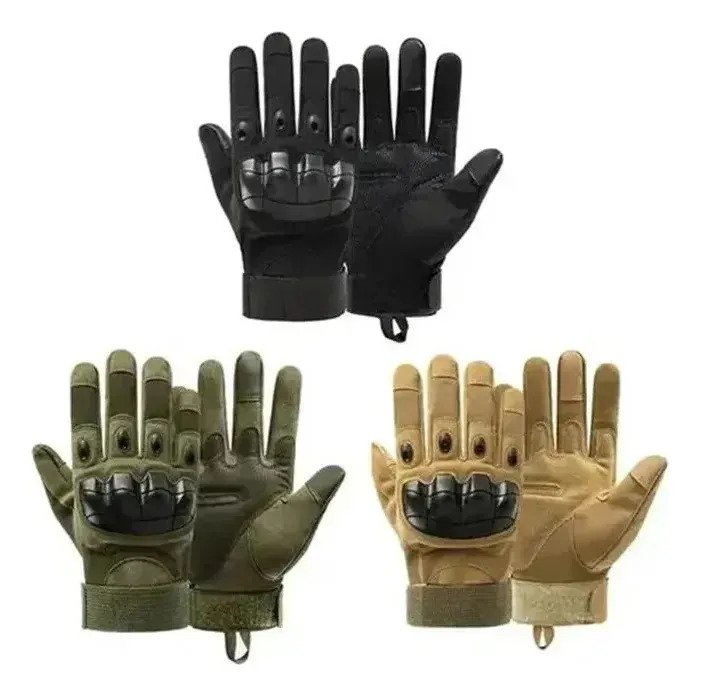 Guantes Tácticos Reforzados Protección Nudillos Moto - Imagen 2