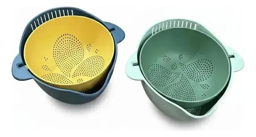 Colador Escurridor Giratorio 2 En 1 Para Pasta - Imagen 6