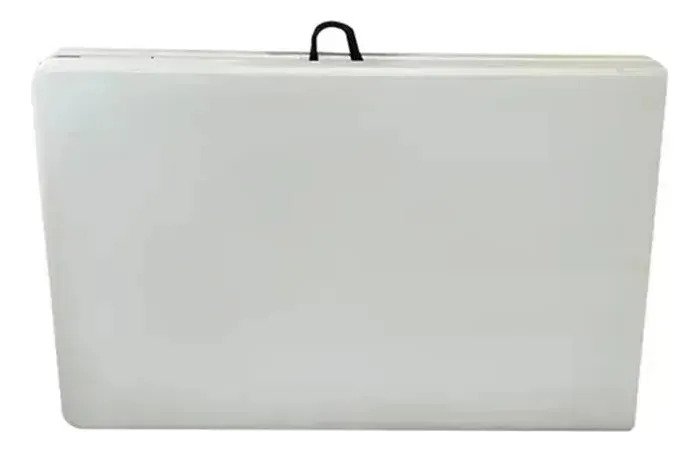 Mesa Plegable 240 Cm Valija Playa Picnic Blanca - Imagen 10