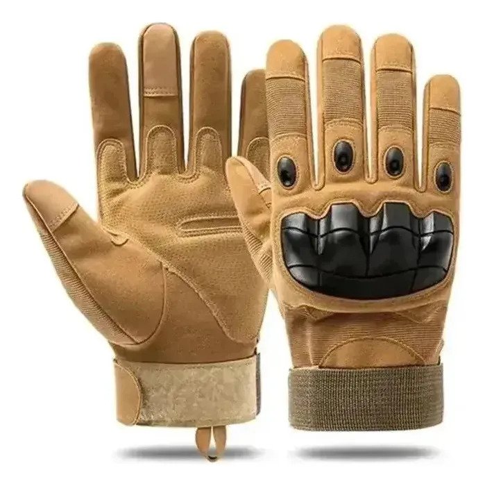 Guantes Tácticos Reforzados Protección Nudillos Moto - Imagen 3