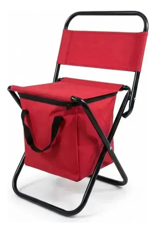 Silla Plegable Para Camping Con Compartimento Para Guardado - Imagen 4