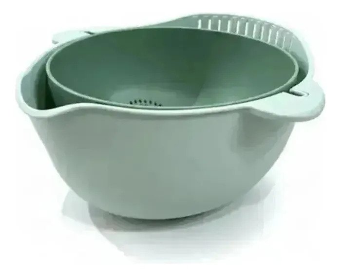 Colador Escurridor Giratorio 2 En 1 Para Pasta - Imagen 3