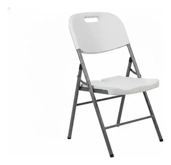 Pack De 6 Sillas Plegables Reforzadas De Blanco Para Hogar - Imagen 7