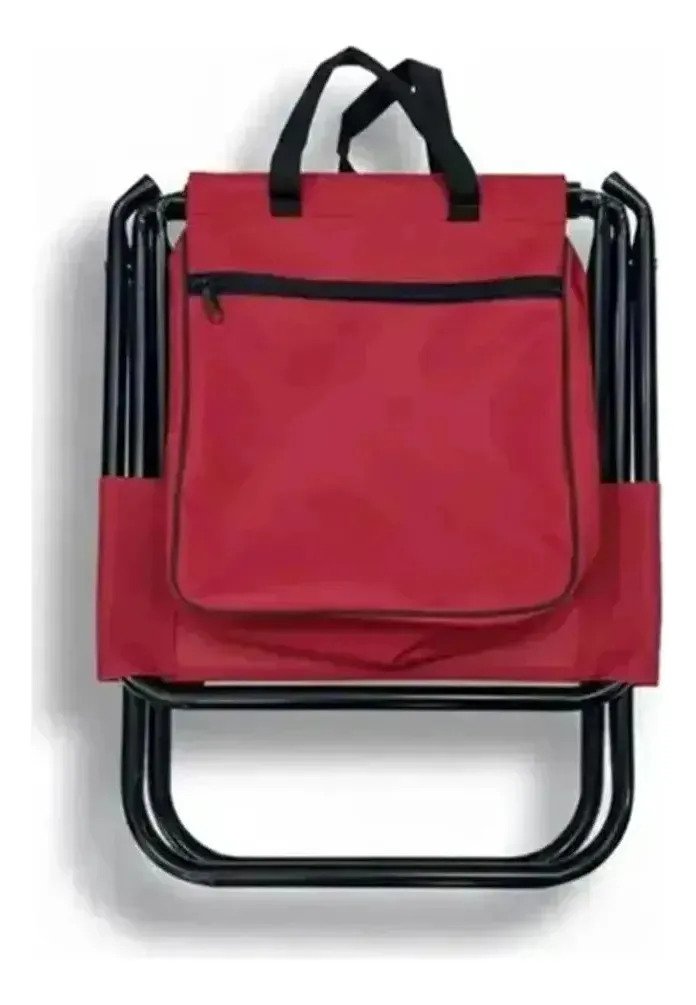 Silla Plegable Para Camping Con Compartimento Para Guardado - Imagen 5