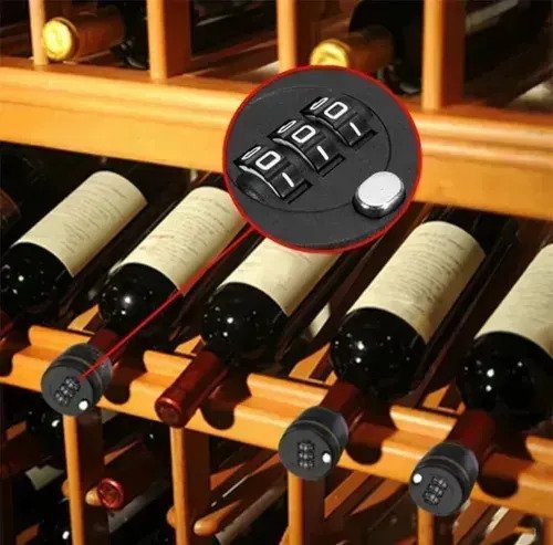 Sacacorchos Doble Impulso + Tapa Bloqueo De Botella Clave - Imagen 9