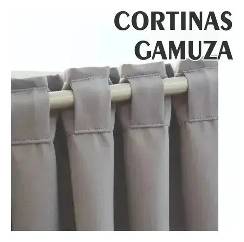 Cortina Blackout De Gamuza De 250x140 Cm - Imagen 2