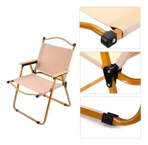 Silla Reposera Plegable Portatil Reforzada Playa Jardin - Imagen 3