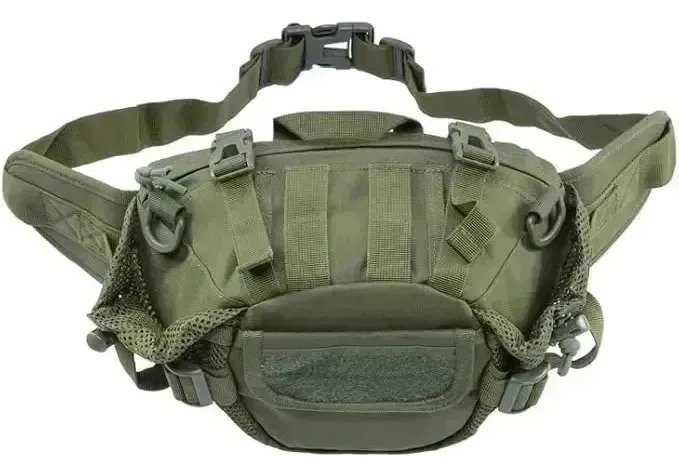 Riñonera Táctica Reforzada Tipo Morral Militar Impermeable