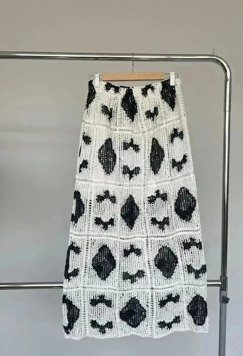 Set 2 Piezas Musculosa Top + Pollera Larga Mujer Femenino - Imagen 6