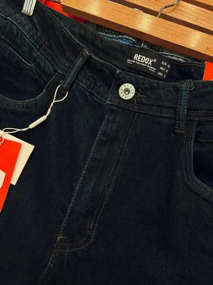 Jean Pantalon Hombre Denim Azul Oscuro Spandex Chupin Talles - Imagen 4