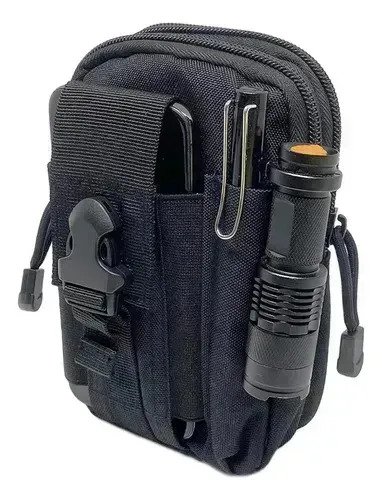 Pouch Riñonera Tactica Molle Porta Celular Impermeable - Imagen 6