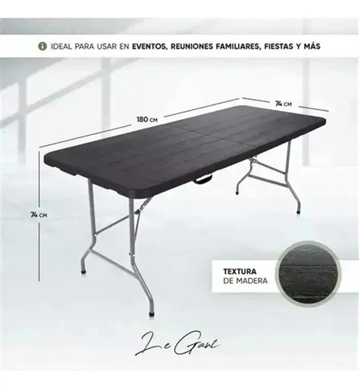 Mesa Tabla Plegable Portátil Para Acampar - Imagen 6