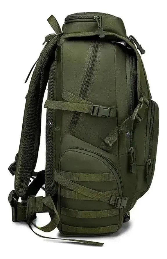 Mochila Táctica Militar 50 Litros Camping Molle Impermeable - Imagen 3