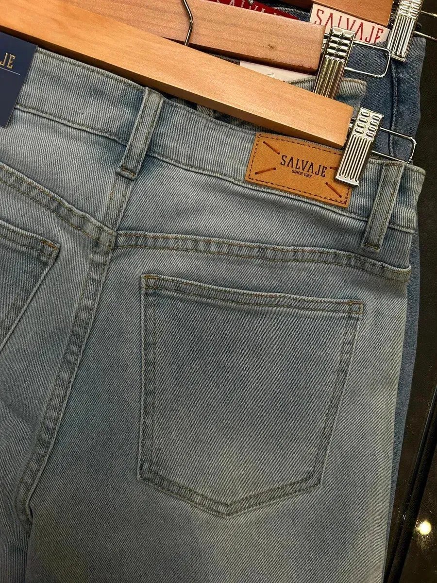 Jean Pantalon Mujer Denim Elastizado Recto Hybrid Premium - Imagen 4