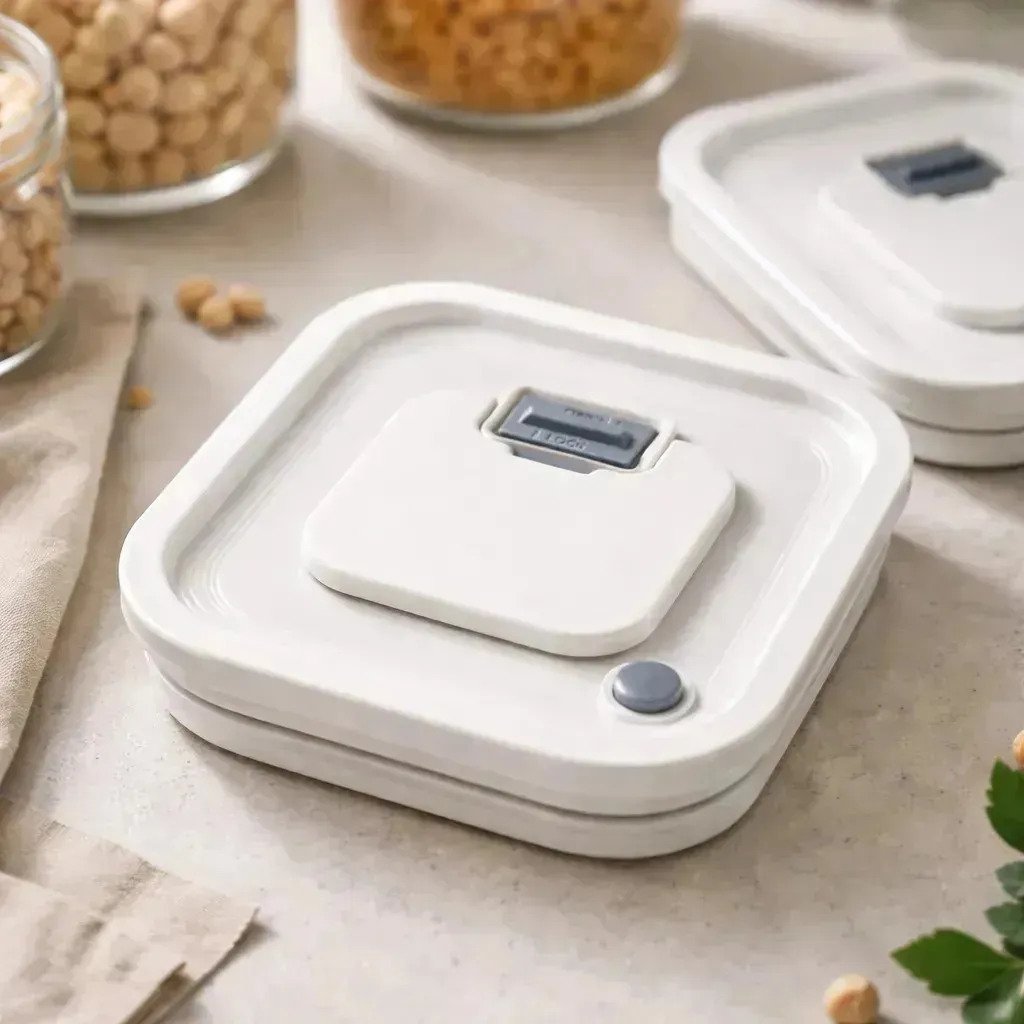 Set De 4 Frascos Tapers Herméticos Al Vacío Para Cocina - Imagen 3