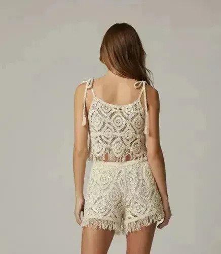 Conjunto 2 Piezas Musculosa + Short Tejido Femenino - Imagen 5