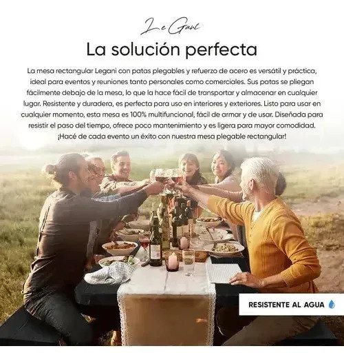 Mesa Tabla Plegable Portátil Para Acampar - Imagen 5