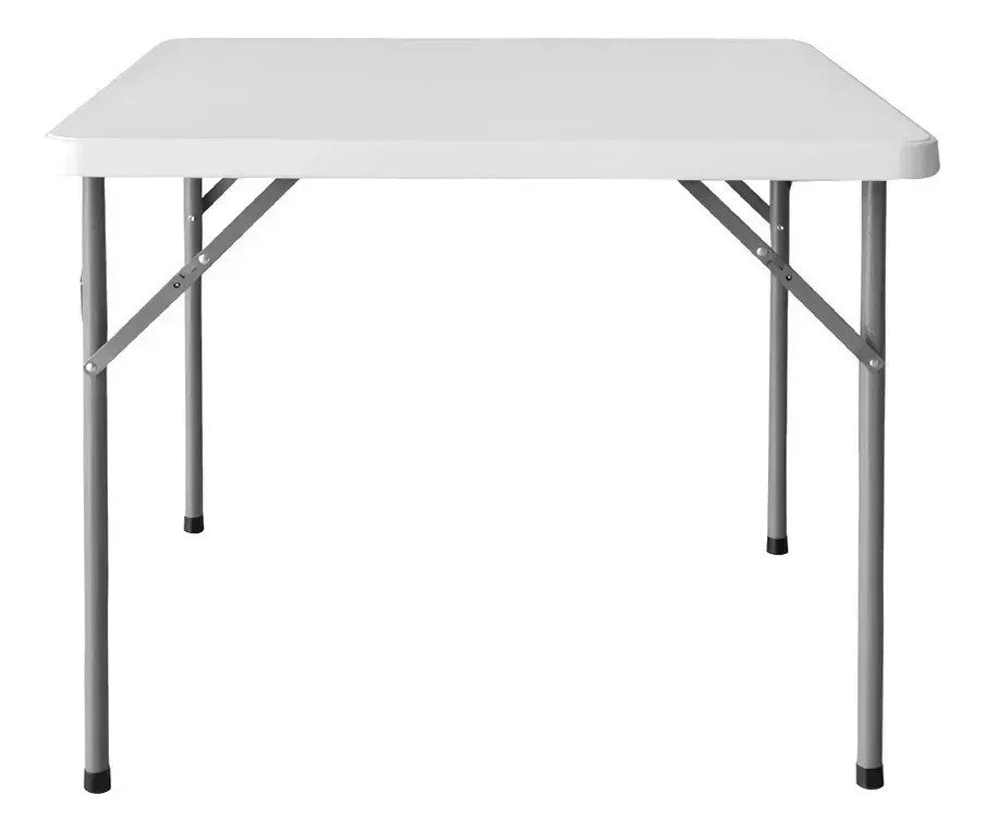 Mesa Plegable Cuadrada Plástico Resistente 86cm Jardin Exter - Imagen 5