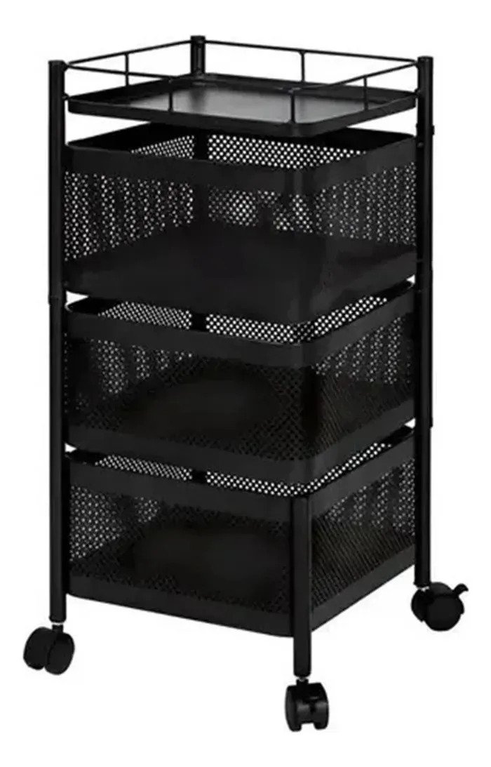 Carro Organizador 3 Niveles Estante Para Hogar Multiusos - Imagen 6
