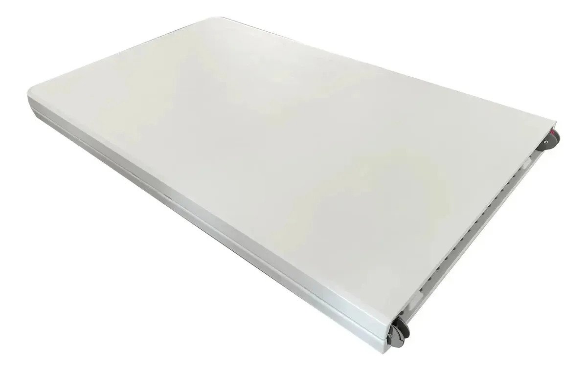 Mesa Plegable 240 Cm Valija Playa Picnic Blanca - Imagen 9